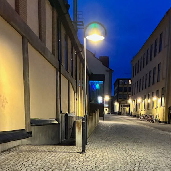 Belysning Holmentorget