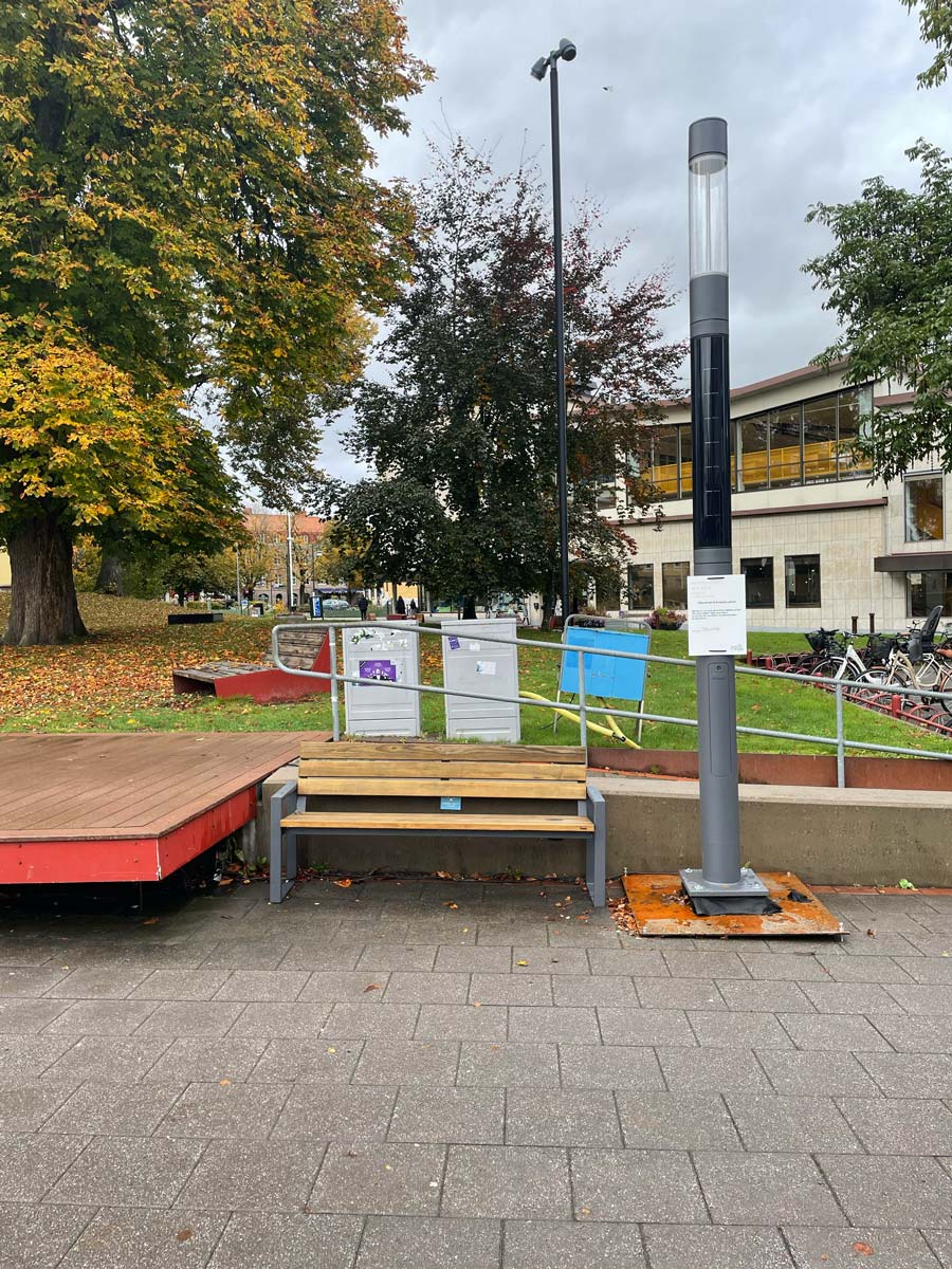 City Elements installation vid Lights in Alingsås